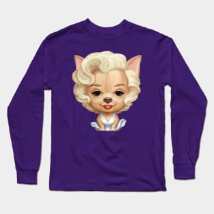 Chihuahua Retro Beauty Long Sleeve T-Shirt